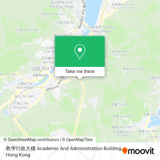 教學行政大樓 Academic And Administration Building地圖