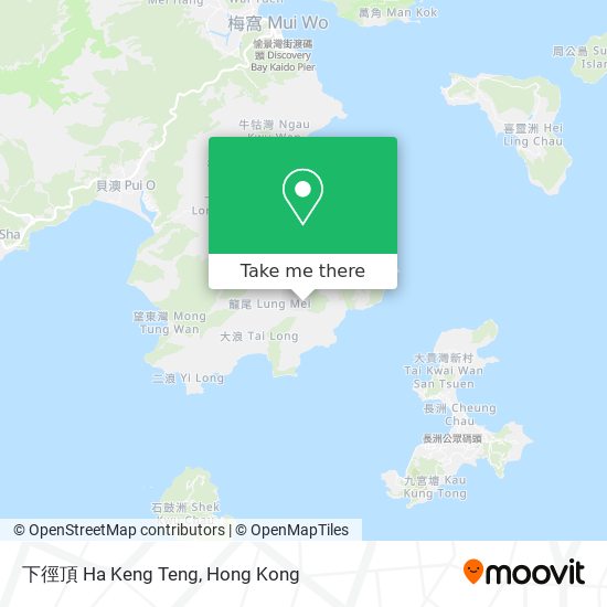 下徑頂 Ha Keng Teng map