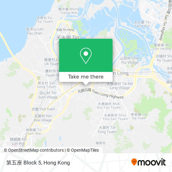 第五座 Block 5 map
