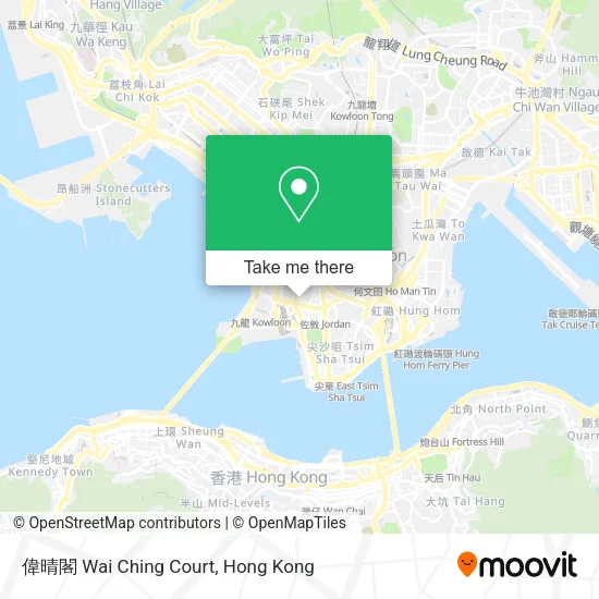 偉晴閣 Wai Ching Court map