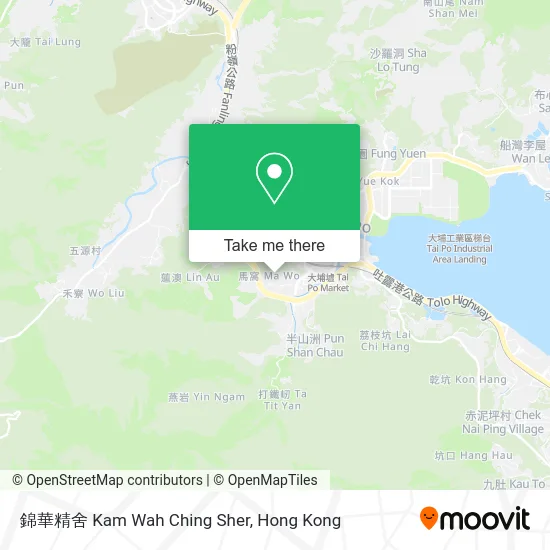 錦華精舍 Kam Wah Ching Sher map