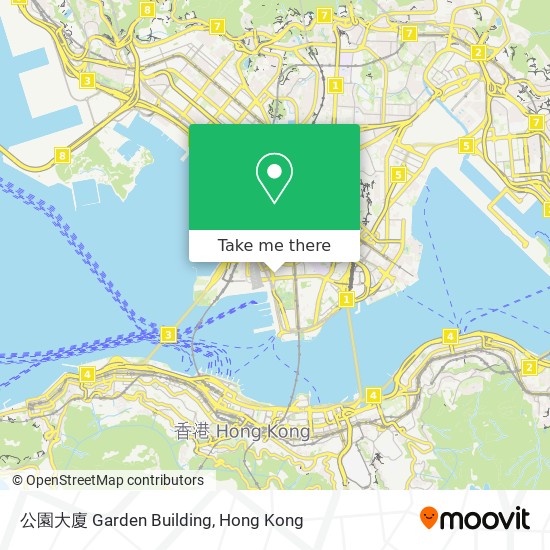 公園大廈 Garden Building map