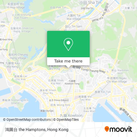 鴻圖台 the Hamptons map