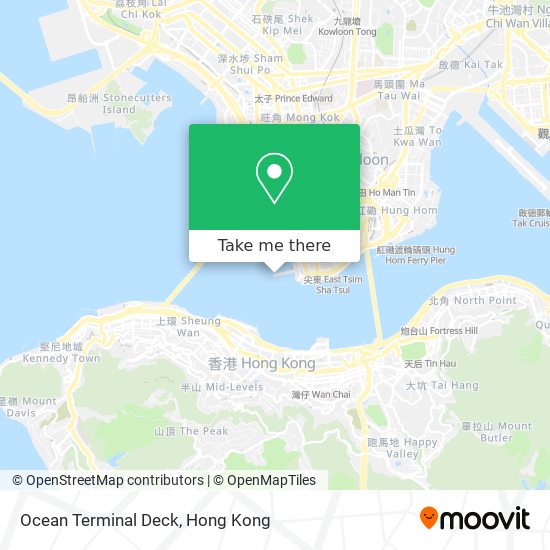 Ocean Terminal Deck map