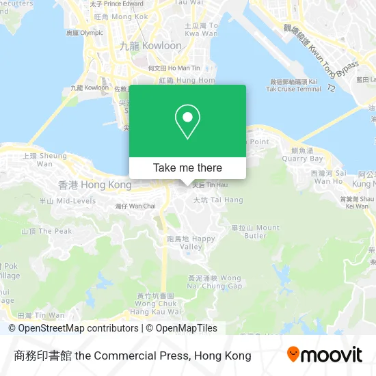 商務印書館 the Commercial Press地圖