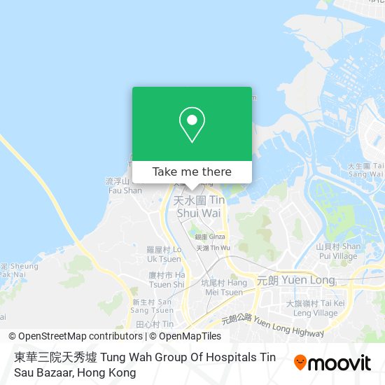 東華三院天秀墟 Tung Wah Group Of Hospitals Tin Sau Bazaar地圖