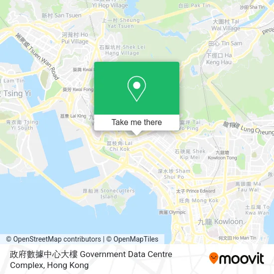 政府數據中心大樓 Government Data Centre Complex地圖