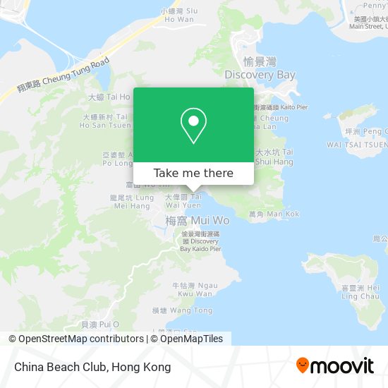 China Beach Club map