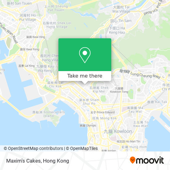 Maxim's Cakes map