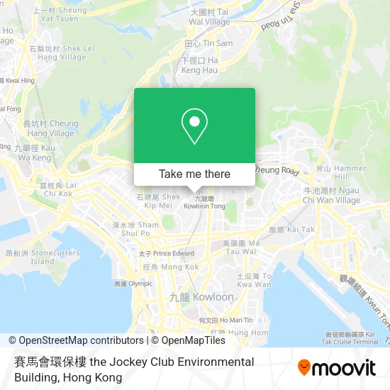 賽馬會環保樓 the Jockey Club Environmental Building map