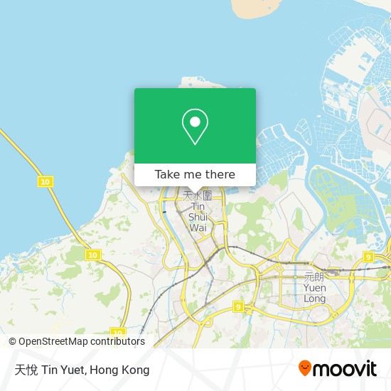 天悅 Tin Yuet map