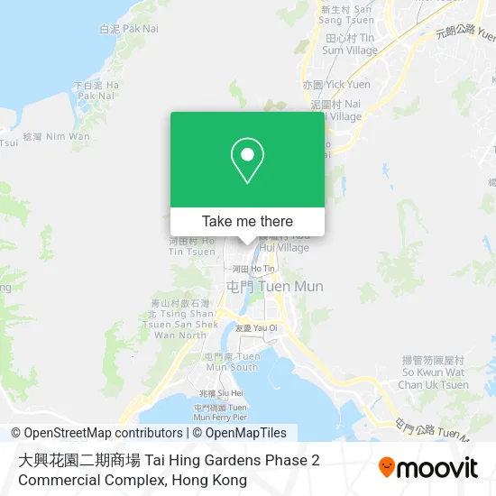 大興花園二期商場 Tai Hing Gardens Phase 2 Commercial Complex地圖