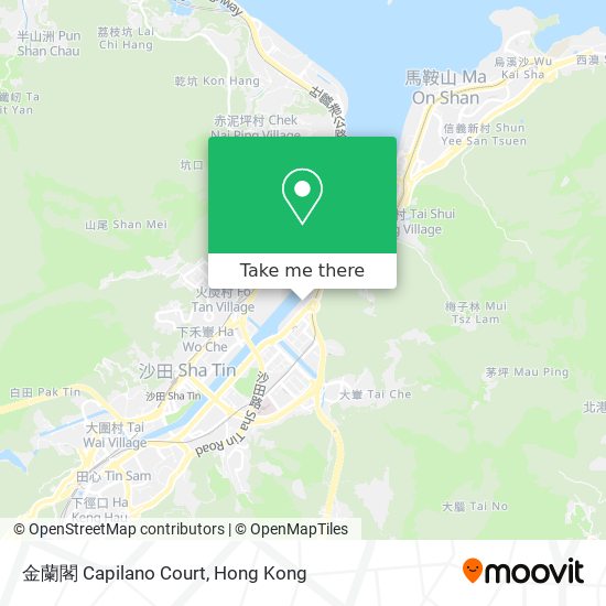 金蘭閣 Capilano Court map