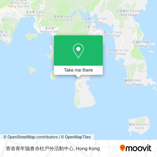 香港青年協會赤柱戶外活動中心地圖
