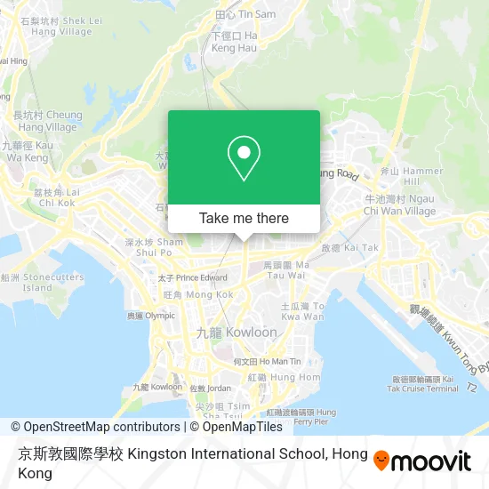 京斯敦國際學校 Kingston International School map