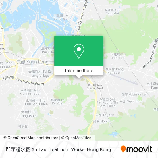 凹頭濾水廠 Au Tau Treatment Works map