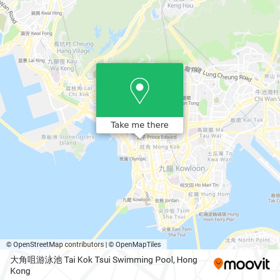 大角咀游泳池 Tai Kok Tsui Swimming Pool地圖