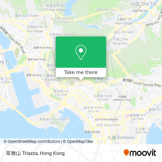 翠雅山 Triazza map