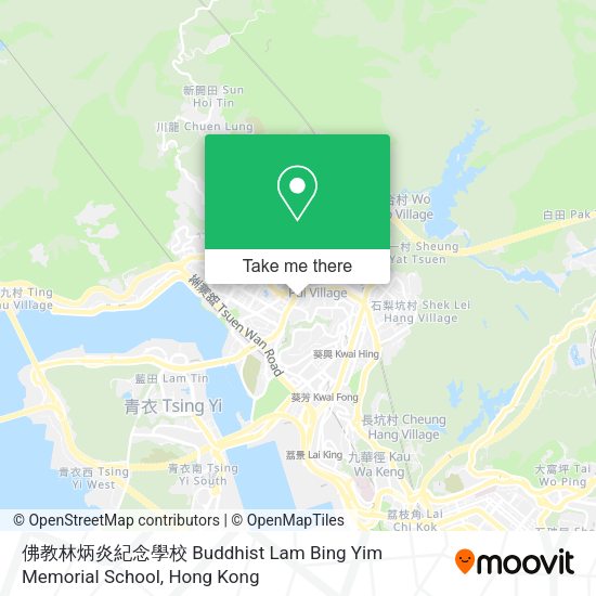 佛教林炳炎紀念學校 Buddhist Lam Bing Yim Memorial School地圖