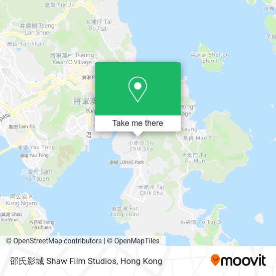 邵氏影城 Shaw Film Studios地圖