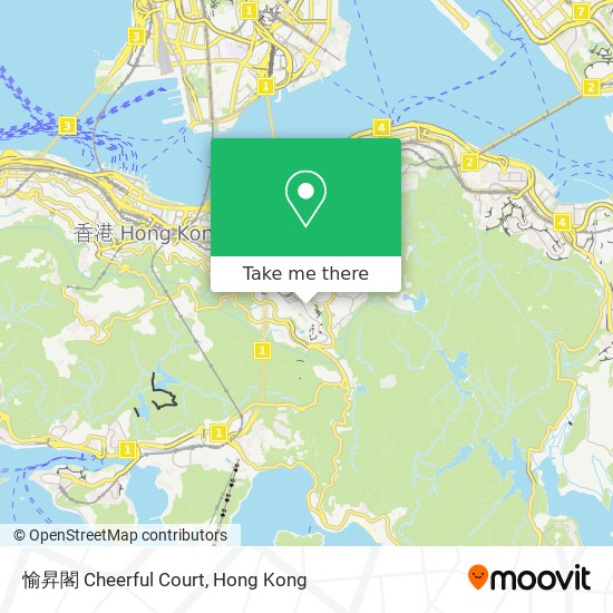 愉昇閣 Cheerful Court map