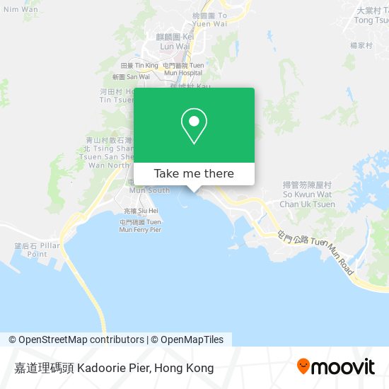 嘉道理碼頭 Kadoorie Pier地圖