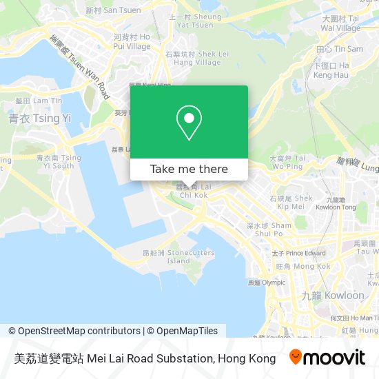 美荔道變電站 Mei Lai Road Substation地圖