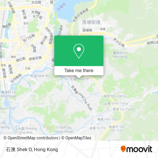 石澳 Shek O map