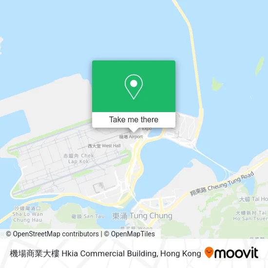 機場商業大樓 Hkia Commercial Building地圖