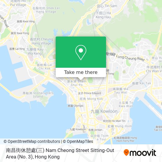 南昌街休憩處(三) Nam Cheong Street Sitting-Out Area (No. 3) map