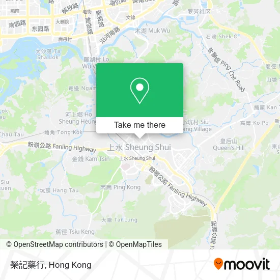 榮記藥行地圖