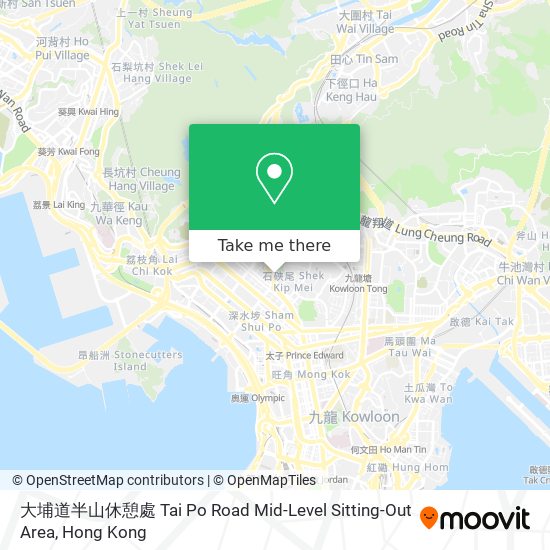 大埔道半山休憩處 Tai Po Road Mid-Level Sitting-Out Area map