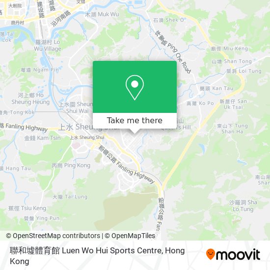 聯和墟體育館 Luen Wo Hui Sports Centre map