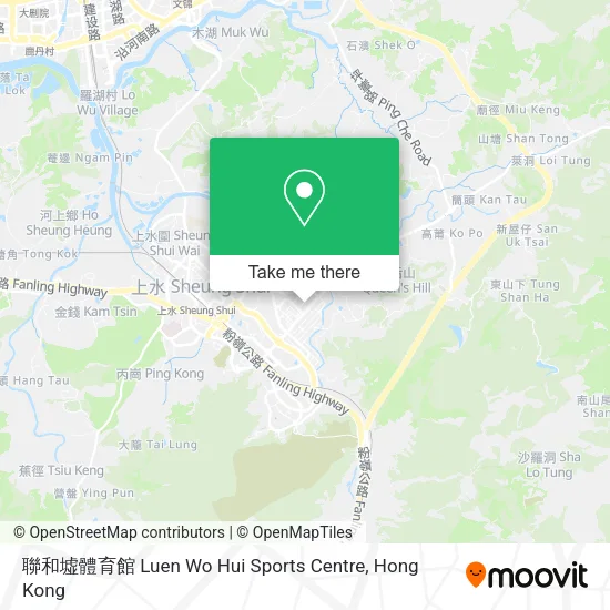 聯和墟體育館 Luen Wo Hui Sports Centre map