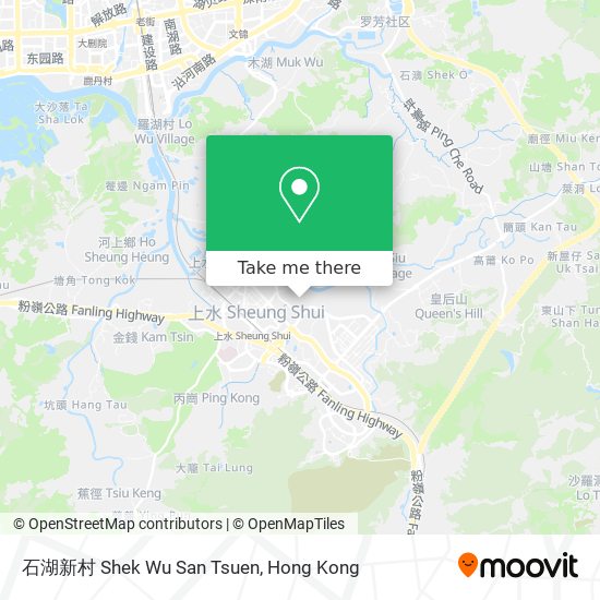 石湖新村 Shek Wu San Tsuen map