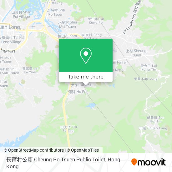 長莆村公廁 Cheung Po Tsuen Public Toilet map