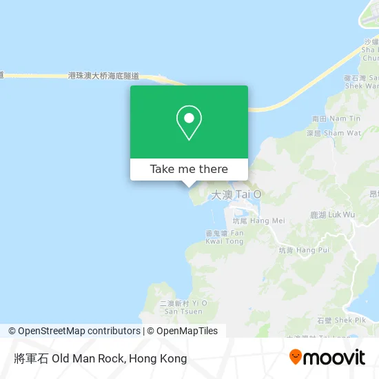 將軍石 Old Man Rock地圖