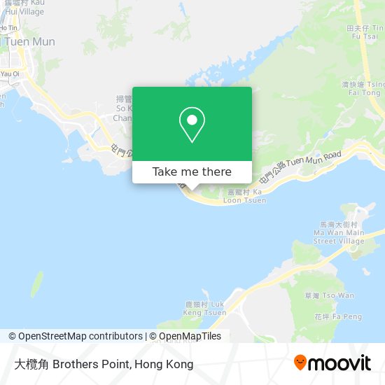 大欖角 Brothers Point地圖