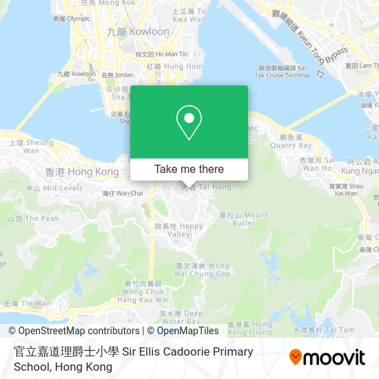 官立嘉道理爵士小學 Sir Ellis Cadoorie Primary School map
