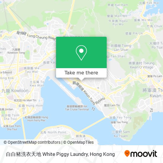 白白豬洗衣天地 White Piggy Laundry map