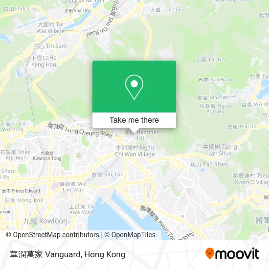 華潤萬家 Vanguard地圖