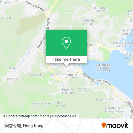 周森骨醫地圖
