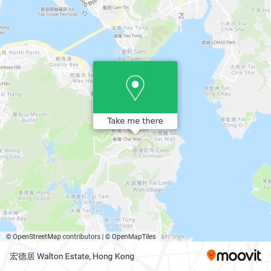 宏德居 Walton Estate map