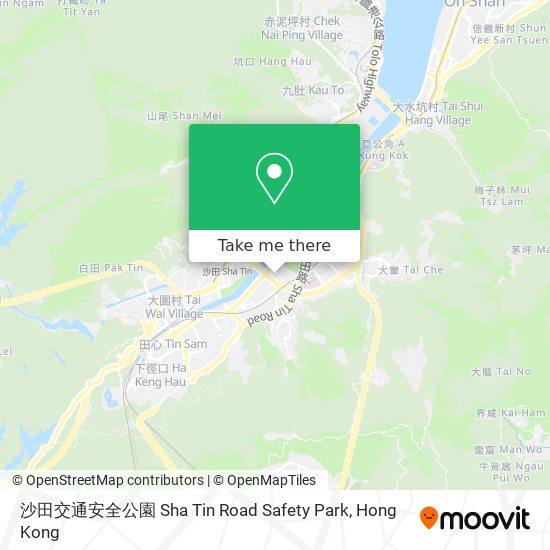 沙田交通安全公園 Sha Tin Road Safety Park map