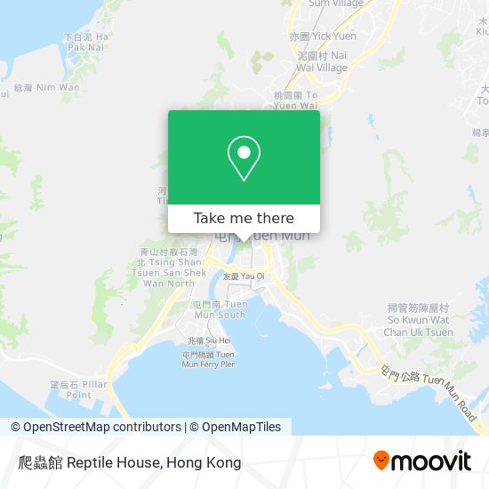 爬蟲館 Reptile House map