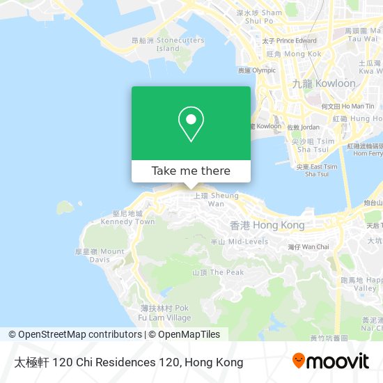 太極軒 120 Chi Residences 120 map