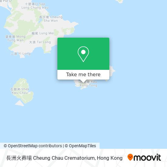 長洲火葬場 Cheung Chau Crematorium地圖