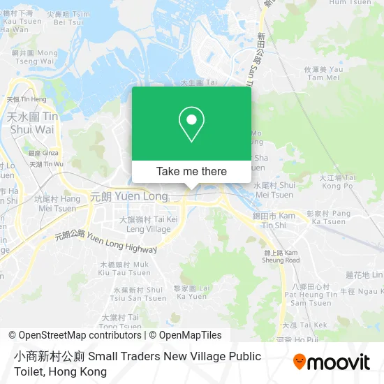 小商新村公廁 Small Traders New Village Public Toilet map