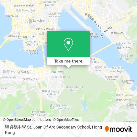 聖貞德中學 St. Joan Of Arc Secondary School map