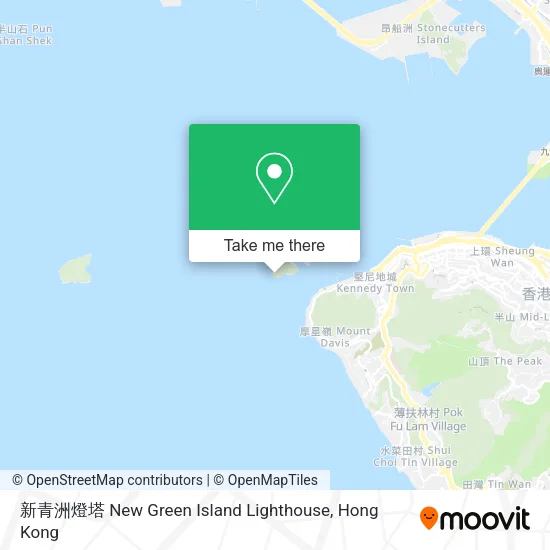 新青洲燈塔 New Green Island Lighthouse map